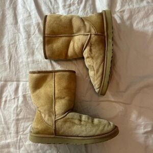 UGG Women's Tan and Cream Boots  $40.00